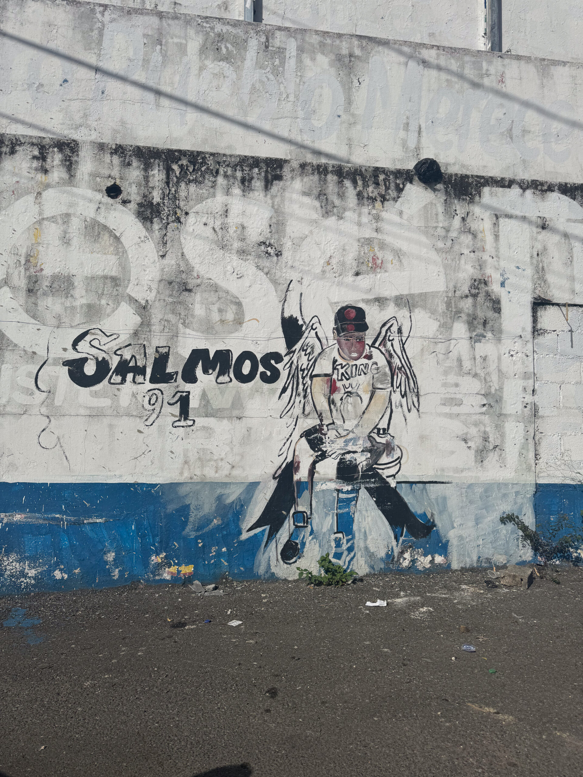 Mural en República Dominicana en homenaje al fallecido Negro.